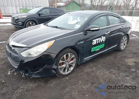2012 Hyundai Sonata Hybrid из США, поврежденный, VIN KMHEC4A44CA020509